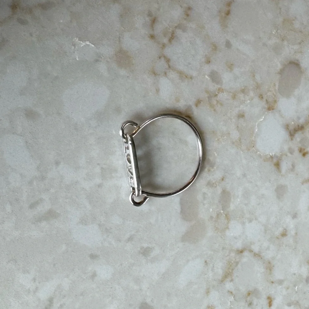 NWOT Sundance A Simple Love Ring, Sterling Silver